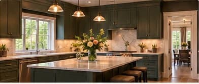 Large farmhouse kitchen